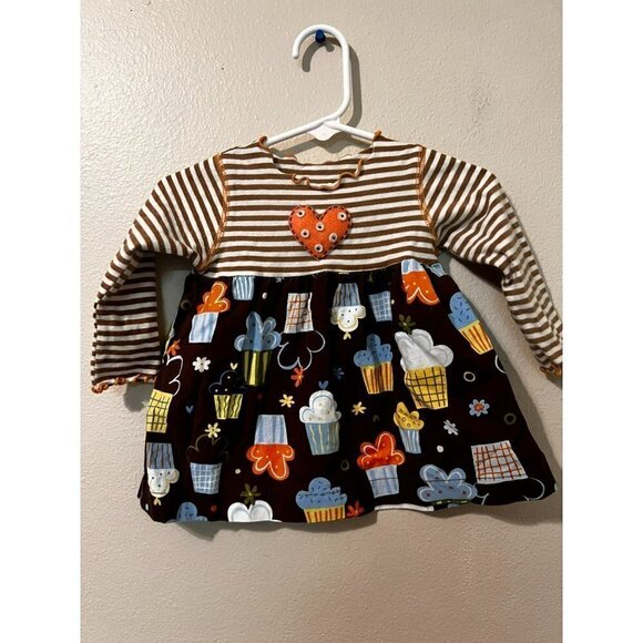 Baby Girl's Baxter & Beatrice Cupcake Dress Size 12M [EXCELLENT] - Picture 1 of 3